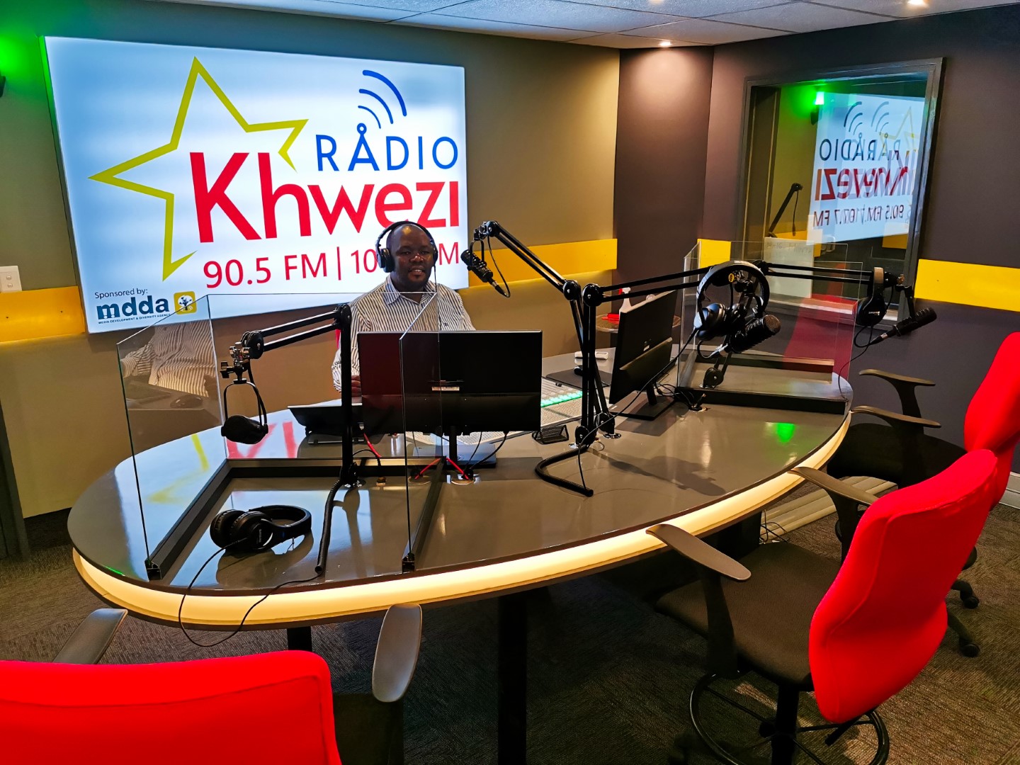 New Radio Khwezi broadcast studio